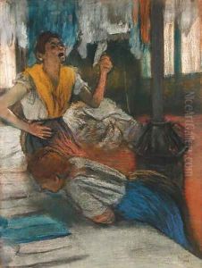 Reading a Letter by Edgar Degas