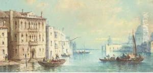 On The Grand Canal, Venice by William Meadows