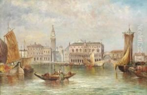 The Grand Canal, Venice; And The Guidecca, Venice