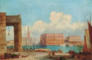 Santa Maria Della Salute: And The Doge's Palace From The Dogana