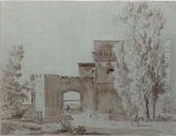 View Of The Ponte Mollo, Rome - view 1
