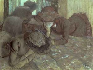 Two Women in Conversation, 1884 by Edgar Degas