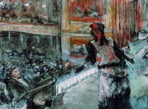 Theatre scene by Edgar Degas