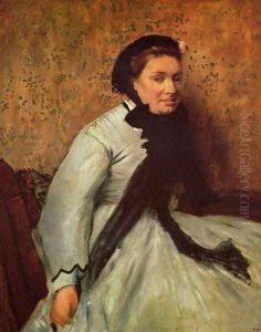Portrait of a Lady in Grey by Edgar Degas