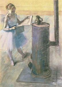 Dancer resting by Edgar Degas