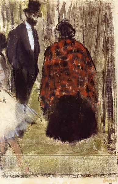 Ludovic Halevy Speaking with Madame Cardinal - view 1