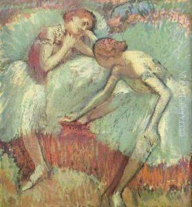 Dancers in green