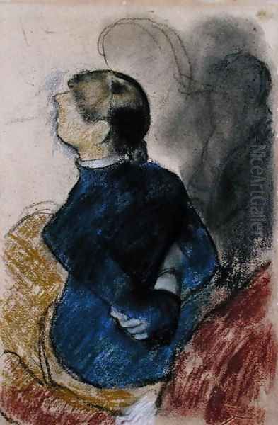 Young Woman in Blue, c.1884 - view 1