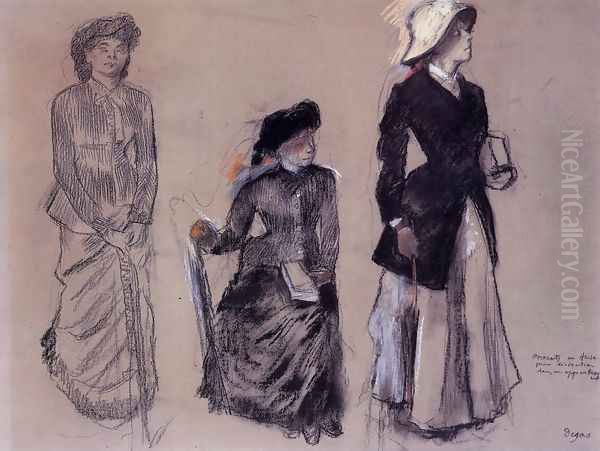 Project for Portraits in a Frieze - Three Women - view 1