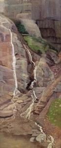 Wasserfall Bei Grawand by Karl Mediz