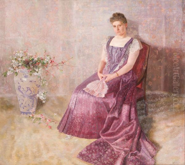 Portrait Of Frau Von Birkenreuth, 'das Lila Staatskleid' - view 1