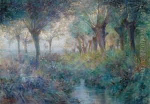 Paesaggio Prativo Con Ruscello by Emilie Mediz-Pelikan