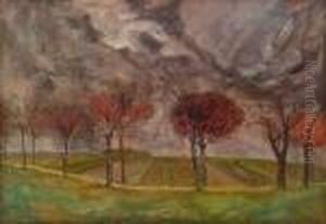 Landschaft Im Sturm