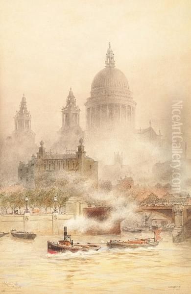 'st Paul's From The Thames' - view 1