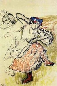 Russian Dancers, c.1899 by Edgar Degas