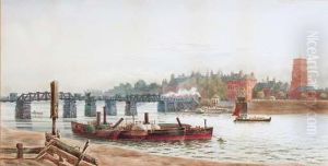 Battersea Bridge And Old Chelsea Church