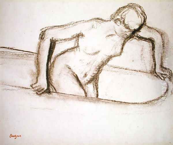 Woman in Tub - view 1