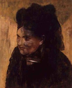 Portrait of a Woman, c.1876-80 by Edgar Degas