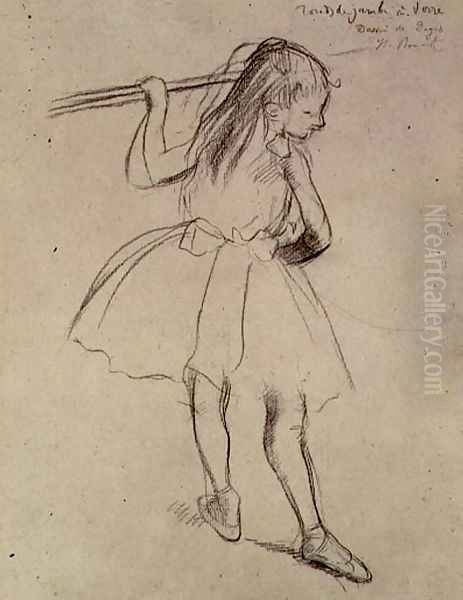 Girl Dancer at the Barre, c.1878 - view 1