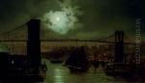 The Brooklyn Bridge by Walter Meegan