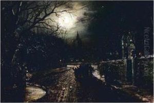 Moonlit Street Moonlit Street