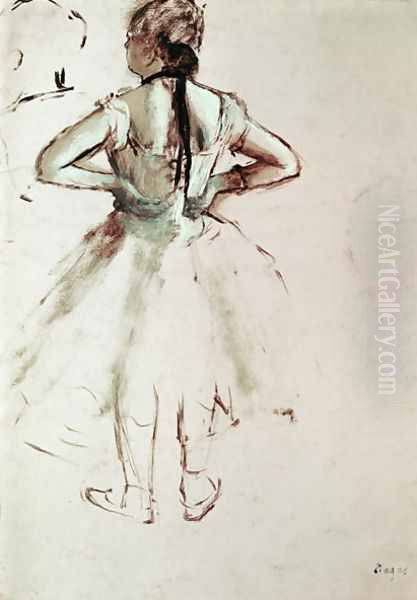 Dancer viewed from the back - view 1
