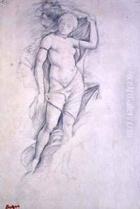 Venus, after Mantegna by Edgar Degas