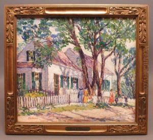 Oil On Canvas by Lillian Burk Meeser