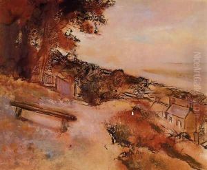 Landscape by the Sea by Edgar Degas