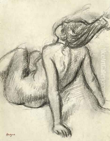 Woman having her hair styled - view 1