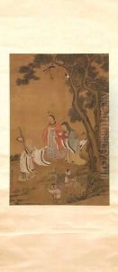 Scholars Under A Pine Tree