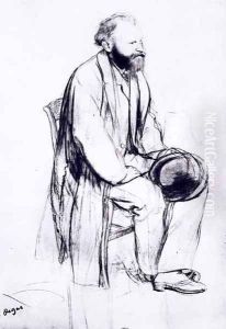 Study for a portrait of Manet by Edgar Degas