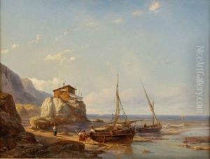 Bateaux De Peche A Maree Basse