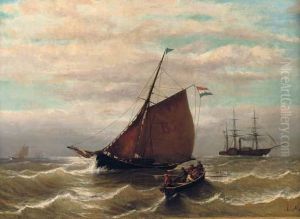 Rowing Back The Launch by Louise Meyer