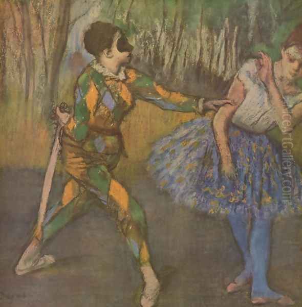 Harlekin and Colombine - view 1