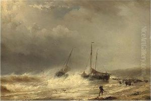 Shipping Near The Coast by Louise Meyer