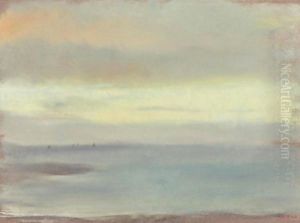 Marine sunset, c.1869 by Edgar Degas