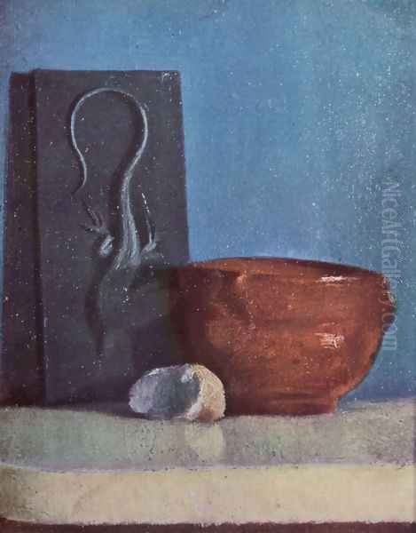 Still life with lizard - view 1