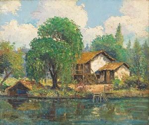 Capanno Nei Pressi Del Fiume by Guido Meineri