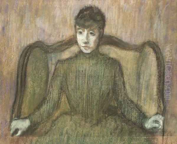 Woman Sitting in an Armchair, c.1864 - view 1