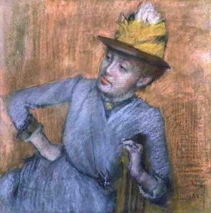 Seated Woman, 1887 by Edgar Degas