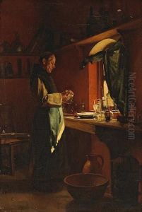 The Alchemist by Jean-Charles Meissonier