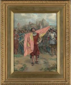 The Flag Bearer by Jean-Charles Meissonier