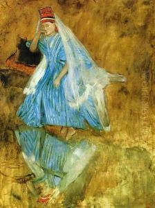 Mademoiselle Fiocre in the Ballet "The Source" (study)