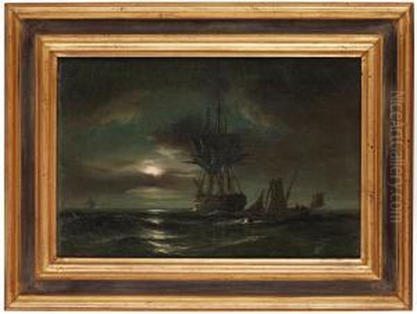 Ships In The Moonlight - view 1