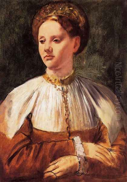 Portrait of a Young Woman (after Bacchiacca) - view 1
