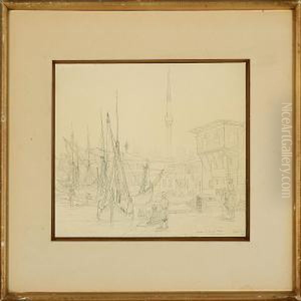 Harbour Scene From Istanbul - view 1