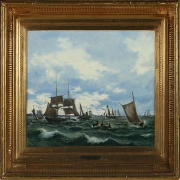 Numerous Ships And Prams On The Water - view 1