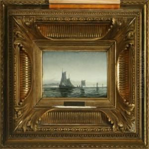 Fishing Boats In The Channel by Anton Melbye