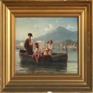 Italian Fishers In A Boat Italian Fishers In A Boat